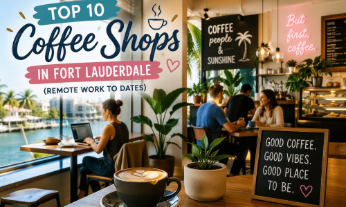 Top 10 Coffee Shops in Fort Lauderdale (Remote Work to Dates) Cover Image